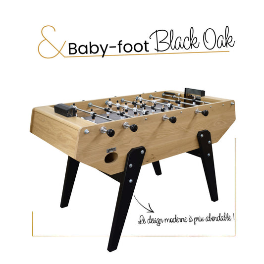 Baby-foot Black Oak PETIOT