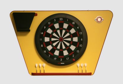 Stella Connected Dartboard und Ständer, Gelb